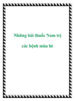 Tài liệu Những bài thuốc Nam trị các bệnh mùa hè docx