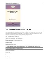 Tài liệu The Danish History, Books I-IX docx