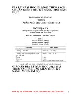 GIÁO ÁN ĐỊA LÝ 6 CẢ NĂM CHUẨN