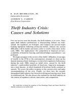 Tài liệu Thrift Industry Crisis: Causes and Solutions docx
