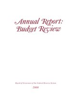 Tài liệu ANNUAL REPORT: BUDGET REVIEW 2008 pdf