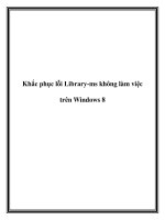 Tài liệu Khắc phục lỗi Library-ms không làm việc trên Windows 8 pptx