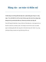 Tài liệu Hàng rào - an toàn và thẩm mỹ ppt