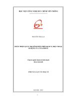 Hoàn thiện quản trị kênh phân phối dịch vụ điện thoại di động của vinaphone