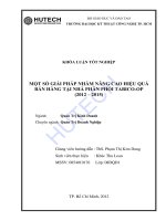 Tài liệu Luận văn:Một số giải pháp nâng cao hiệu quả bán hàng tại công ty Tabico-op từ 2012-1015 potx