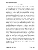 tăng cường thu hút vốn đầu tư trực tiếp nước ngoài vào phát triển công nghiệp tại tỉnh nghệ an đến năm 2010