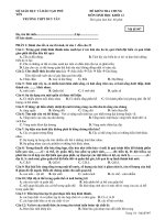 Tài liệu Đề Thi Thử Tốt Nghiệp Sinh 2013 - Phần 3 - Đề 4 potx