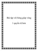 Tài liệu Bài tập với bóng giúp vòng 1 quyến rũ hơn doc