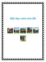 Tài liệu Biệt thự vườn trên đồi doc