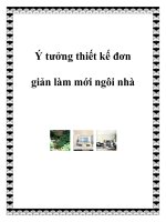 Tài liệu Ý tưởng thiết kế đơn giản làm mới ngôi nhà pdf