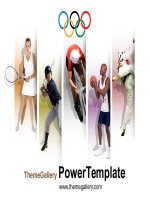 templates powerpoint 758tgp olympic light