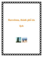 Tài liệu Barcelona, thành phố du lịch docx