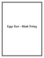 Tài liệu Eggs Tart – Bánh Trứng ppt
