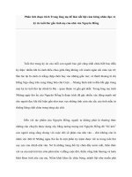 Tài liệu Phân tích đoạn trích Trong lòng mẹ để làm nổi bật cảm hứng nhân đạo và ký ức tuổi thơ gắn tình mẹ của nhà văn Nguyên Hồng ppt