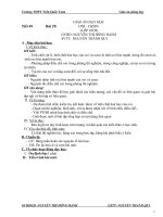 giáo án bài oxi-ozon chuẩn 4 cột