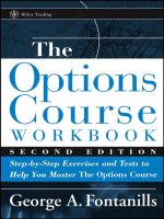 Tài liệu The Options Course Workbook Second Edition ppt