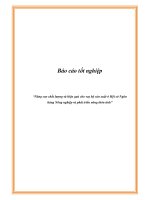 Nâng cao chất lượng và hiệu quả cho vay hộ sản xuất ở Hội sở Ngân hàng Nông nghiệp và phát triển nông thôn tỉnh Hà Giang
