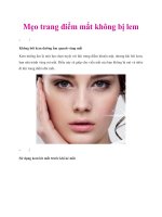 Tài liệu Mẹo trang điểm mắt không bị lem pptx