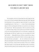 Tài liệu QUAN ĐIỂM VỀ CHẤT