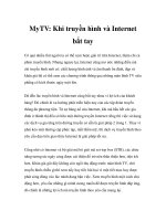 Tài liệu MyTV: Khi truyền hình và Internet bắt tay ppt