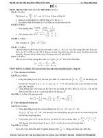Tài liệu BỘ ĐỀ LUYỆN THI ĐẠI HỌC MÔN TOÁN 2012 pptx