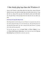 Tài liệu 5 thủ thuật giúp bạn làm chủ Windows 8 docx