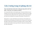 Tài liệu Lên ý tưởng trang trí phòng cho trẻ potx