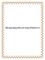 Tài liệu Bộ ứng dụng hữu ích trong Windows 8 docx