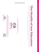 Tài liệu The Health of Our Educators doc