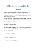 Tài liệu Chăm sóc cửa sổ tâm hồn cho bé yêu pdf