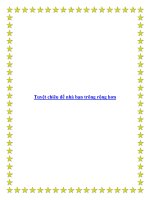 Tài liệu Tuyệt chiêu để nhà bạn trông rộng hơn ppt