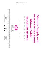 Tài liệu Educator Supply and Demand in the South African Public Education System ppt
