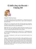 Tài liệu 12 chiến công của Hercule – Chương XII pptx