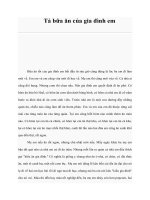 Tài liệu Tả bữa ăn của gia đình em ppt