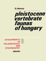 Tài liệu PLEISTOCENE VERTEBRATE FAUNAS OF HUNGARY pdf