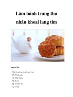 Tài liệu Làm bánh trung thu nhân khoai lang tím pptx
