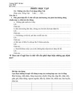 Tài liệu Phiếu học tập Nhung yeu cau sd TV pdf