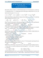 Đáp án đề thi thử đại học số 4 - 2013 môn toán thầy phương