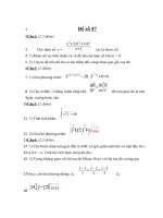 Tài liệu Đề thi thử đại học môn toán năm 2013 - THPT Lý Thường Kiệt - Hải Phòng - Đề số 47 doc