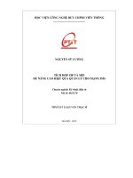 Tích hợp SIP và MIP để nâng cao hiệu quả quản lý cho mạng IMS