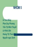Yêu cầu của tá dược thân nước