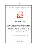 Nghiên cứu SAAS trong điện toán đám mây và áp dụng vào bài toán cập nhật tọa độ các trạm BTS tại viễn thông hà nội