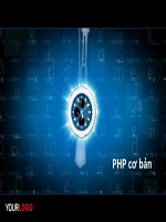 Tài liệu PHP cơ bản potx