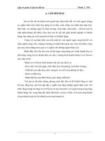 Lập và quản lý dự án đầu tư shop love flower