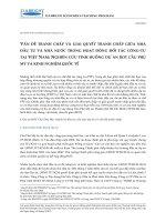 Tranh chấp trong hoạt động đối tác công-tư tại Việt Nam: NCTH Dự án BOT Cầu Phú Mỹ và kinh nghiệm quốc tế