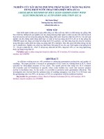 Tài liệu NGHIÊN CỨU XÂY DỰNG PHƯƠNG PHÁP NGÂM Ủ MẦM MẠ BẰNG DUNG DỊCH NƯỚC HOẠT HÓA ĐIỆN HÓA (ECA) docx