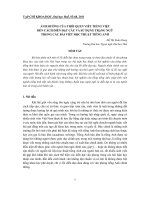 Tài liệu HƯỞNG CỦA THÓI QUEN VIẾT TIẾNG VIỆT ĐẾN CÁCH DIỄN ĐẠT CÂU VÀ SỬ DỤNG TRẠNG NGỮ TRONG CÁC BÀI VIẾT HỌC THUẬT TIẾNG ANH pdf