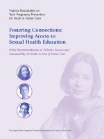 Tài liệu Fostering Connections: Improving Access to Sexual Health Education pdf