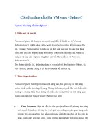 Tài liệu Có nên nâng cấp lên VMware vSphere? docx