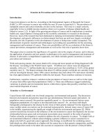 Tài liệu GENETICS IN PREVENTION AND TREATMENT OF CANCER ppt